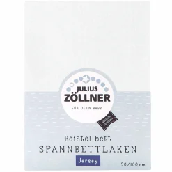 Spannbetttuch für Beistellbett 50 x 100 cm - Weiß
