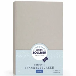 Spannbetttuch für Kinderbett 60 x 120 / 70 x 140 cm - Taupe