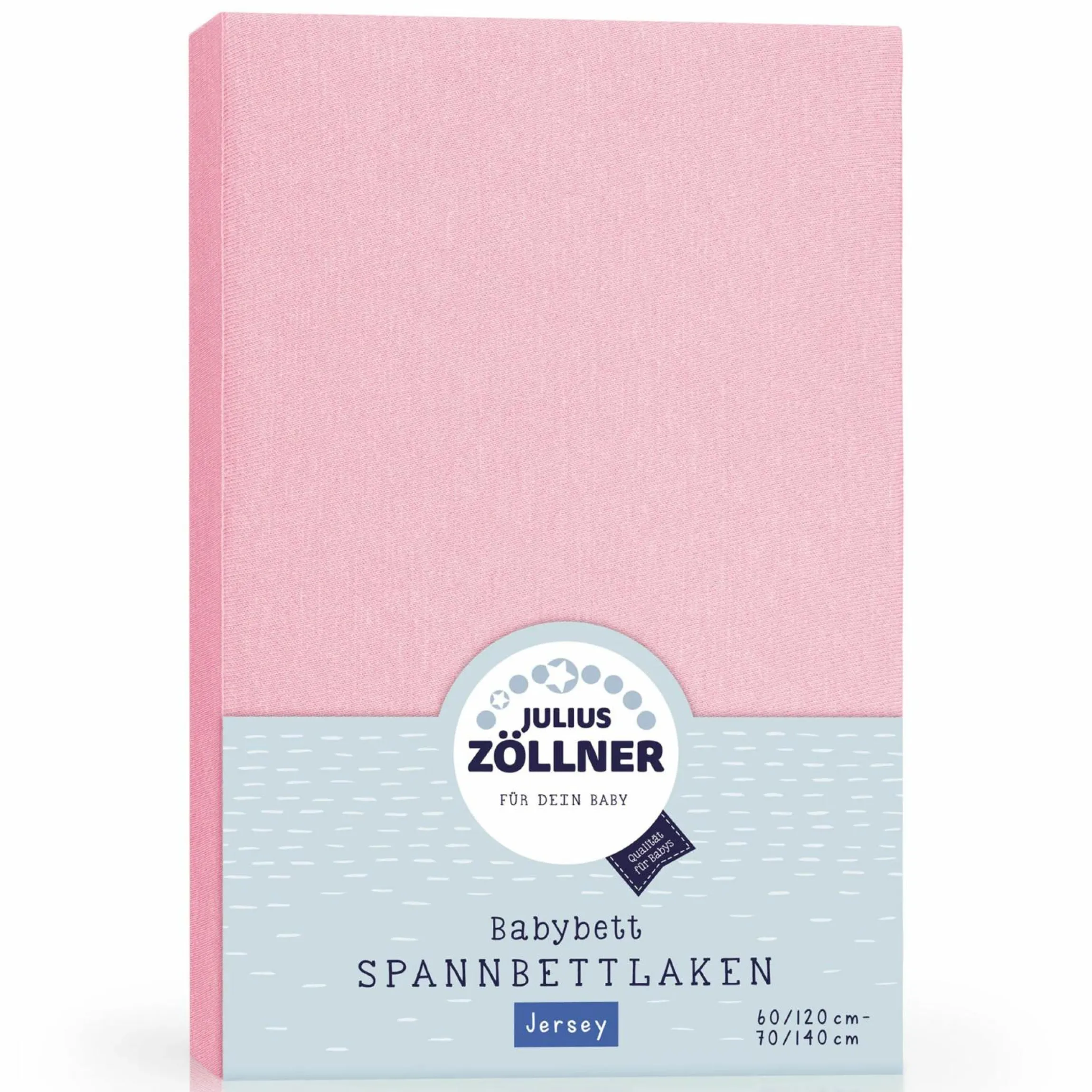 Spannbetttuch für Kinderbett 60 x 120 / 70 x 140 cm - Rosa