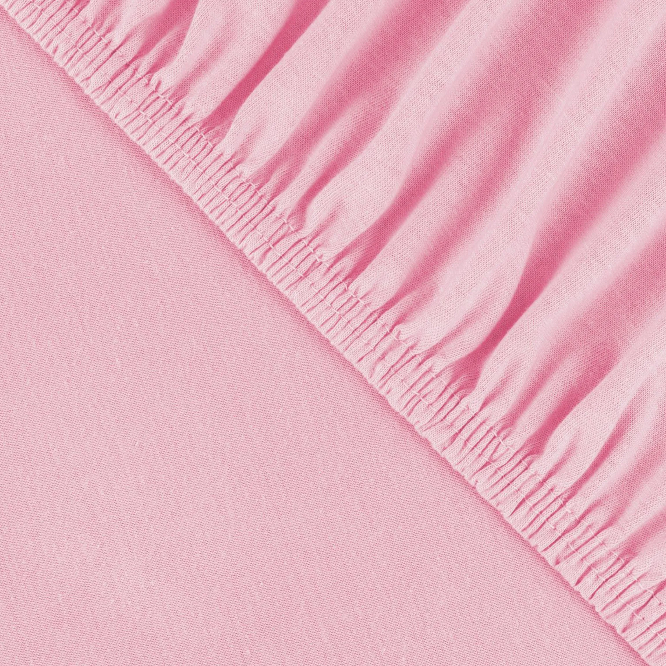 Spannbetttuch für Kinderbett 60 x 120 / 70 x 140 cm - Rosa