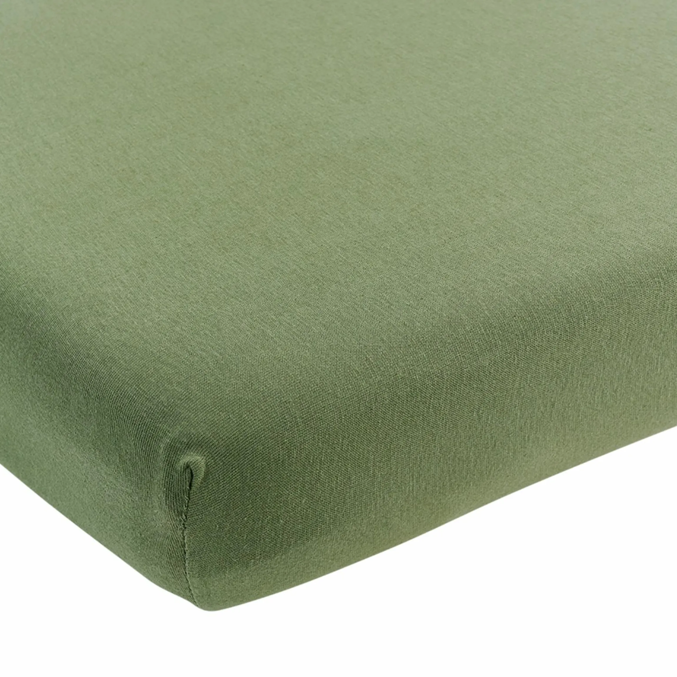 Spannbetttuch für Kinderbett 70 x 140 cm - Olive Green