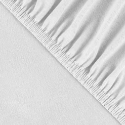 Spannbetttuch für Kinderbett 60 x 120 / 70 x 140 cm - Weiß