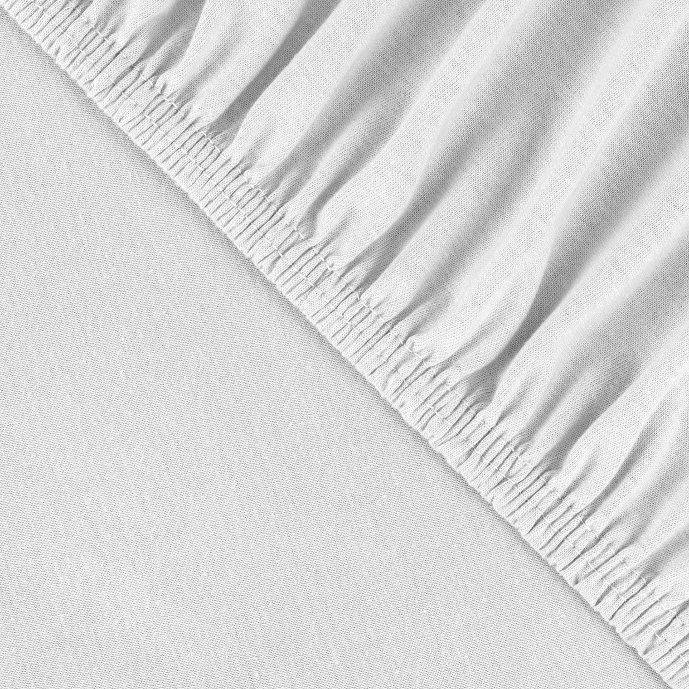 Spannbetttuch für Kinderbett 60 x 120 / 70 x 140 cm - Weiß