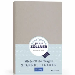 Spannbetttuch für kleine Matratzen 40 x 90 cm - Taupe
