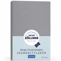 Spannbetttuch für kleine Matratzen 40 x 90 cm - Anthracite