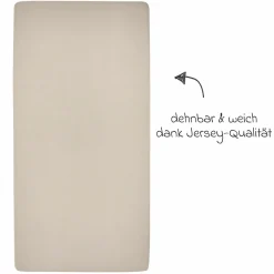Spannbetttuch für kleine Matratzen 40 x 90 cm - Sand