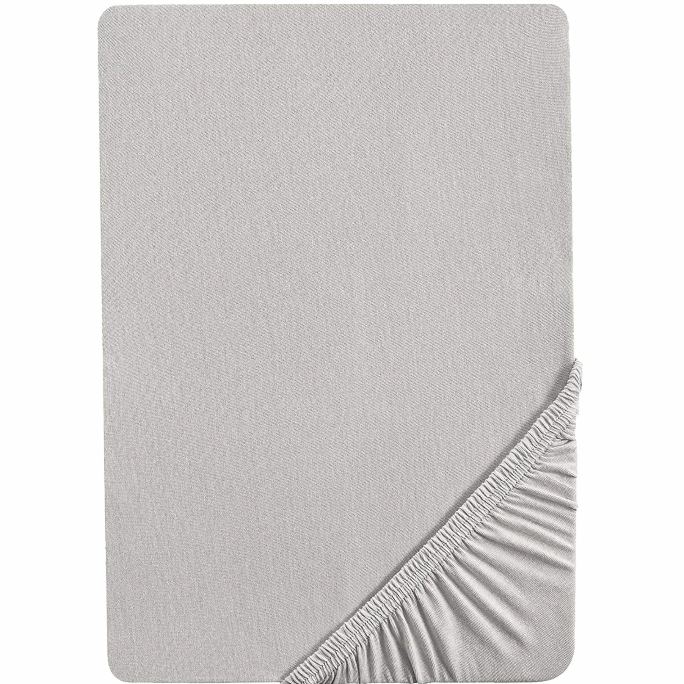 Spannbetttuch Jersey aus 100% Organic Bio-Baumwolle GOTS 46 x 90 / 40 x 90 cm - Lil Planet - Grau