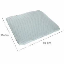Spannbezug für Wickelauflagen 75 x 85 cm mit Organic Bio-Baumwolle GOTS - Lil Planet - Türkis