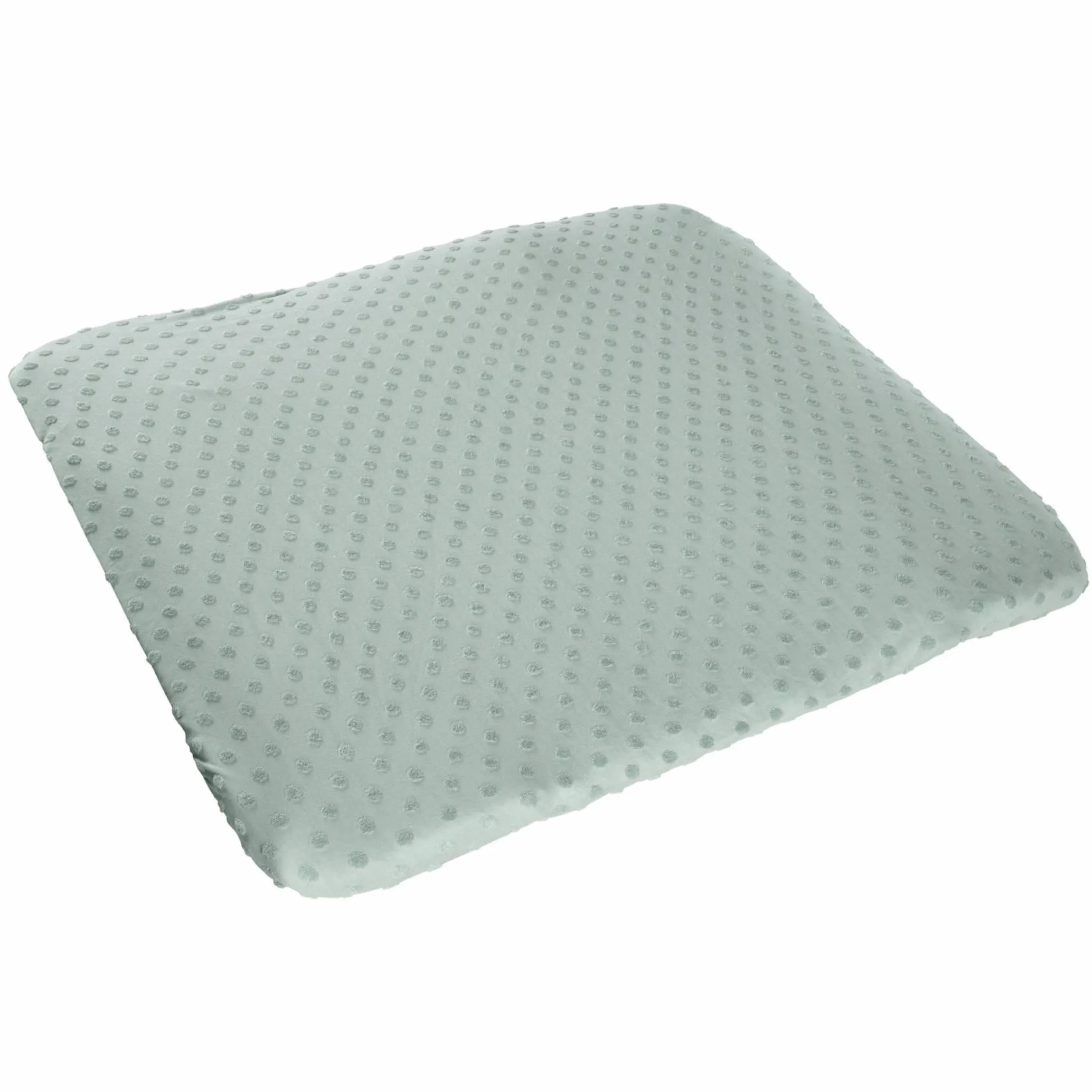 Spannbezug für Wickelauflagen 75 x 85 cm mit Organic Bio-Baumwolle GOTS - Lil Planet - Frosty Green