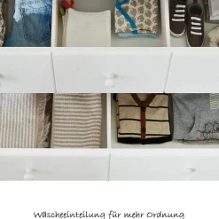 Sparset Kinderzimmer Pino mit Bett und breiter Wickelkommode - Kiefer massiv