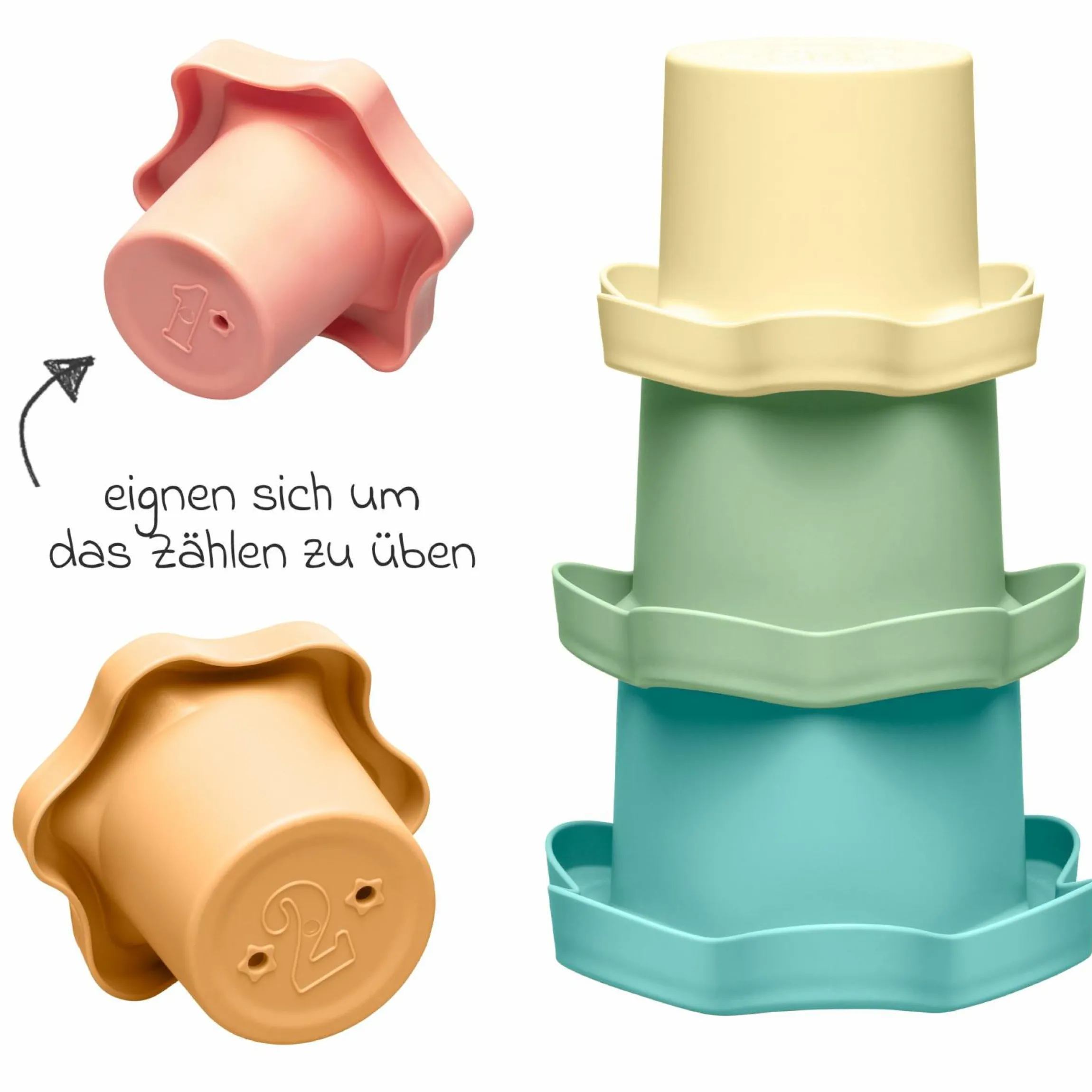Spielbecher play green - aus nachwachsenden Rohstoffen