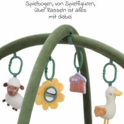 Spielbogen Tierfreunde mit 4 abnehmbaren Spielfiguren - Salbei