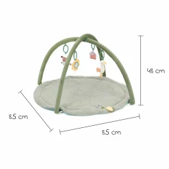 Spielbogen Tierfreunde mit 4 abnehmbaren Spielfiguren - Salbei
