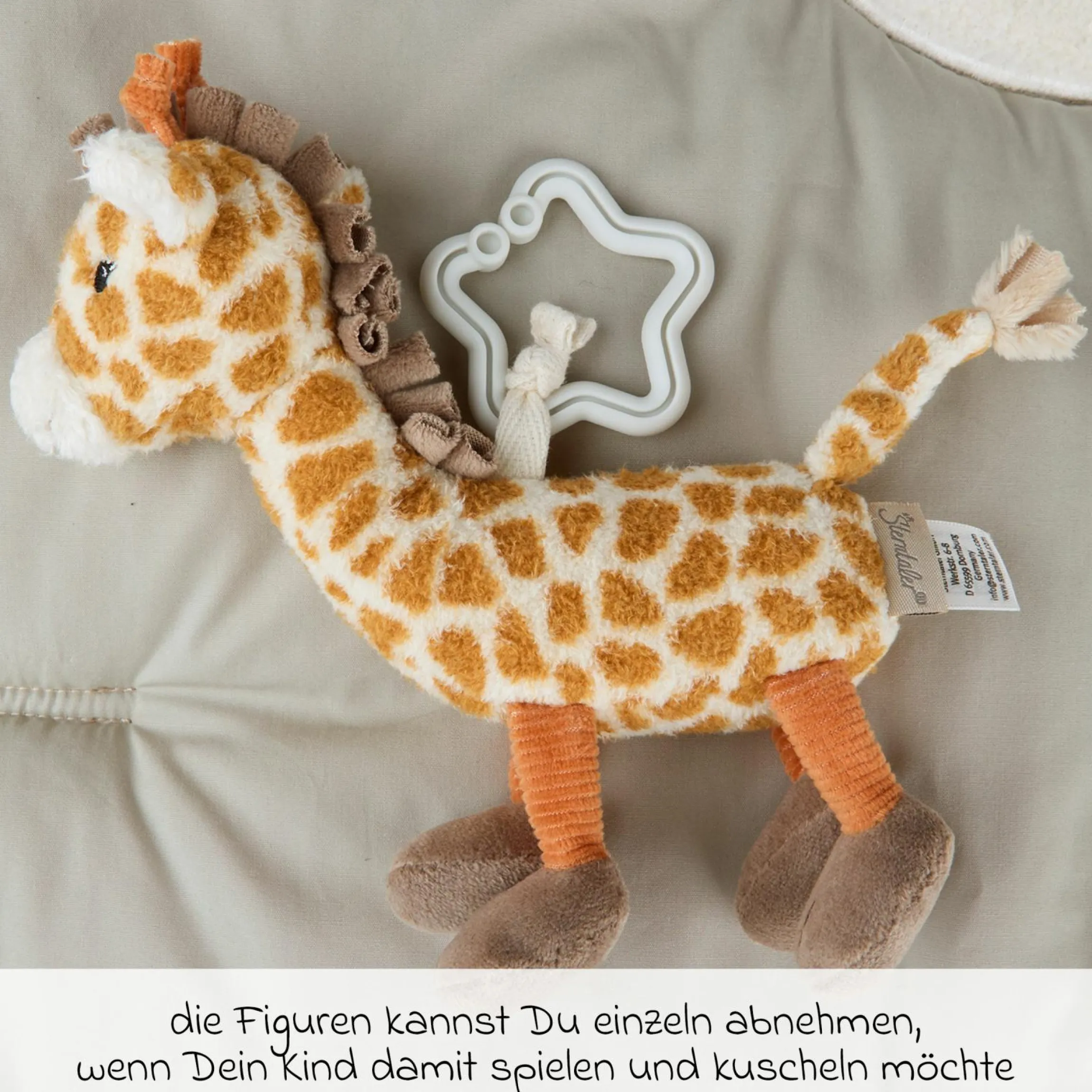 Spieldecke mit Spielbogen - Giraffe Kaya