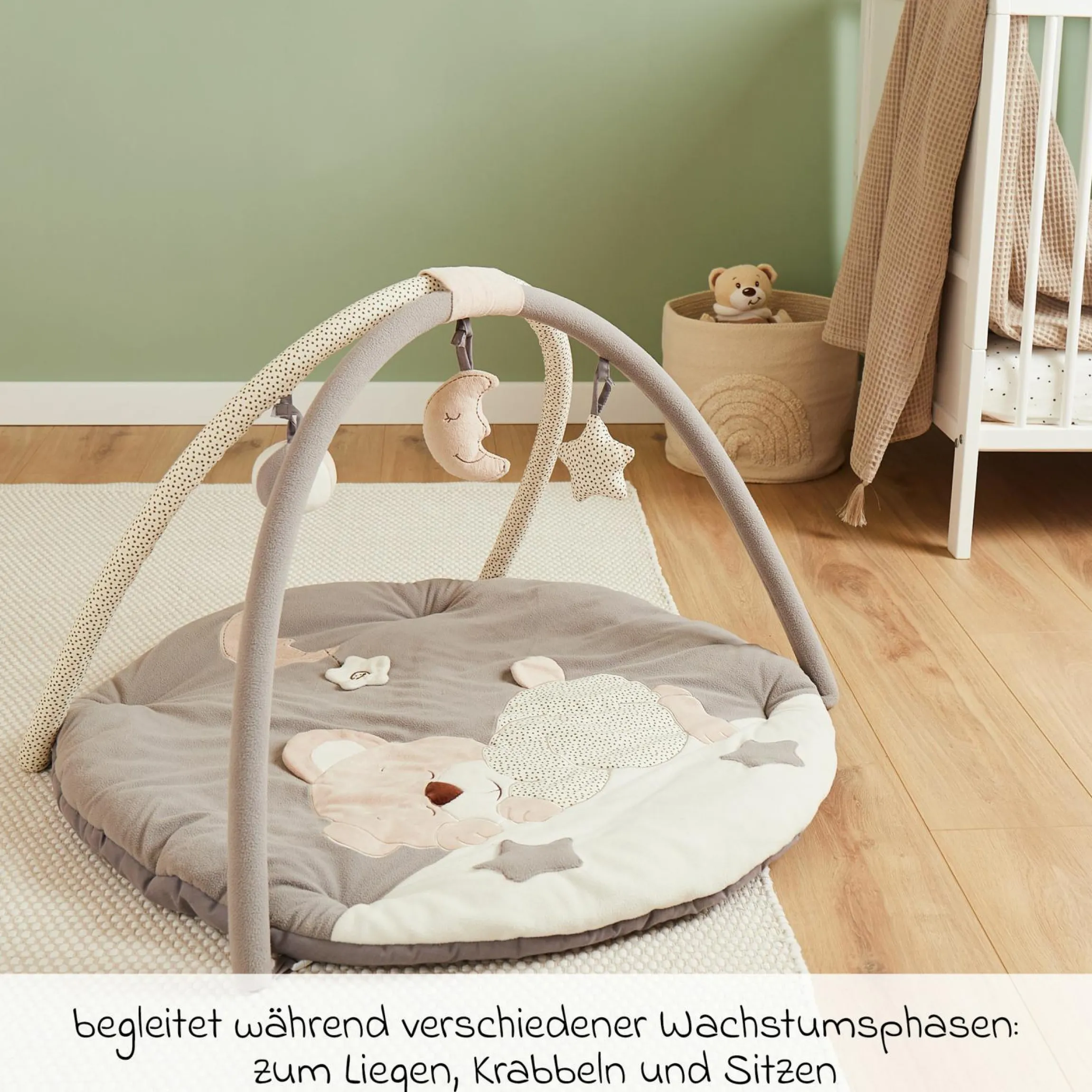 Spieldecke mit Spielbogen - Schlafbärchen