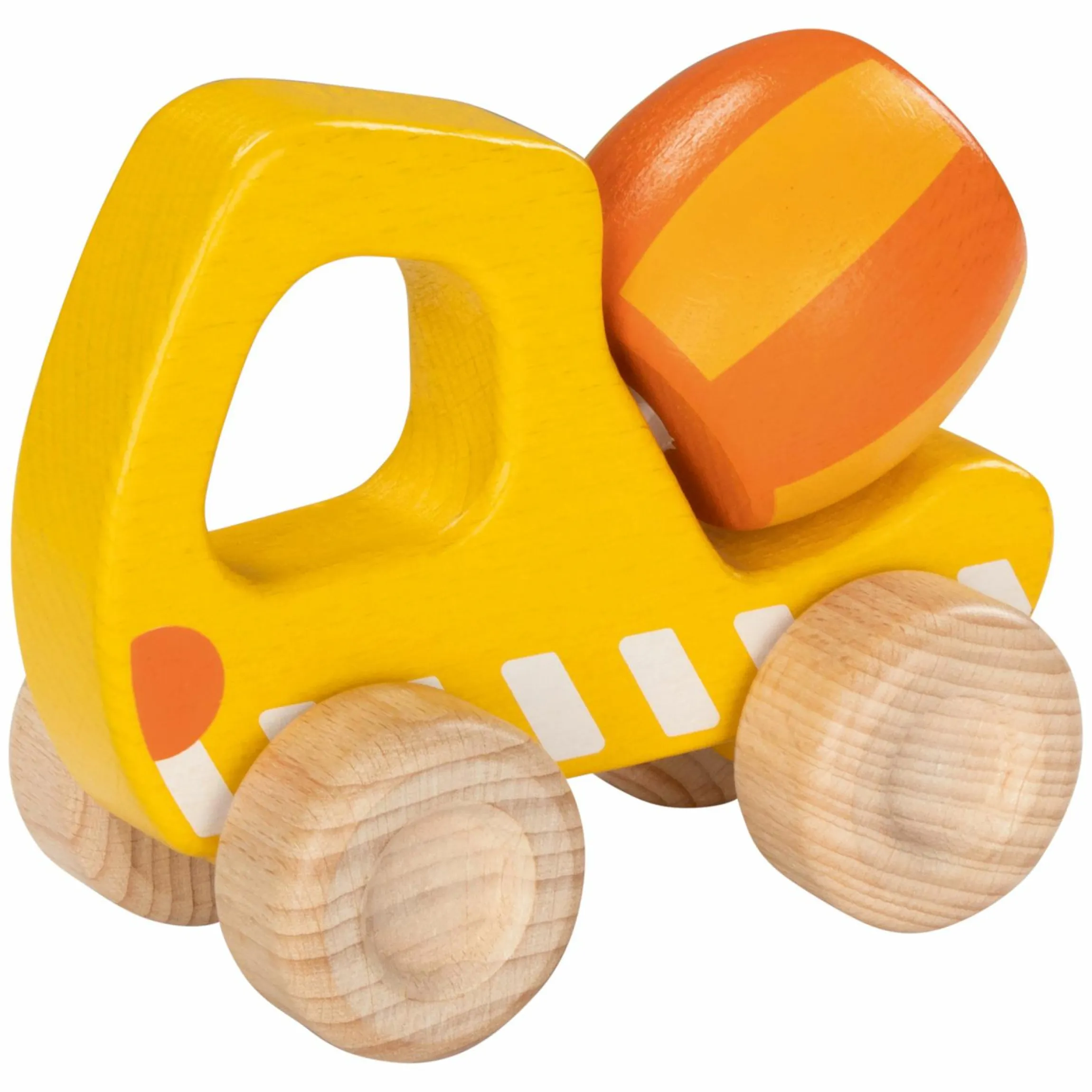 Spielfahrzeug aus Holz - Betonmischer