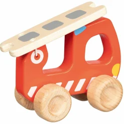 Spielfahrzeug aus Holz - Feuerwehr Leiterwagen
