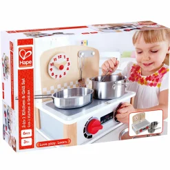 Spielküche 2-in-1 Küchen- & Grill-Set