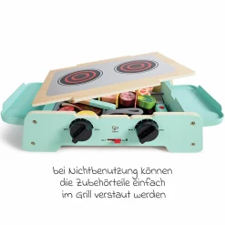 Spielküchengerät Grill mit gusseiserner Pfanne