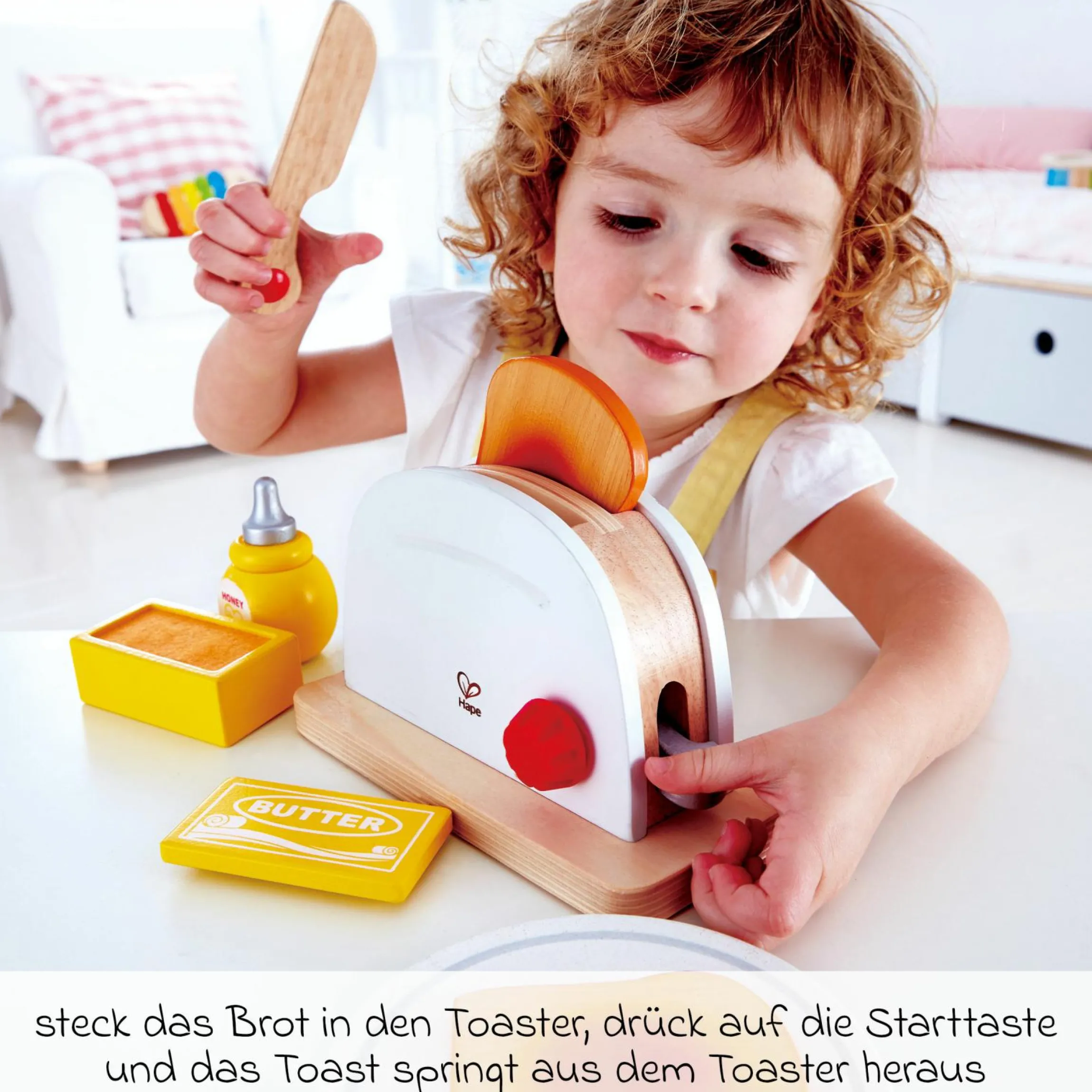 Spielküchengerät Pop- up -Toaster-Set