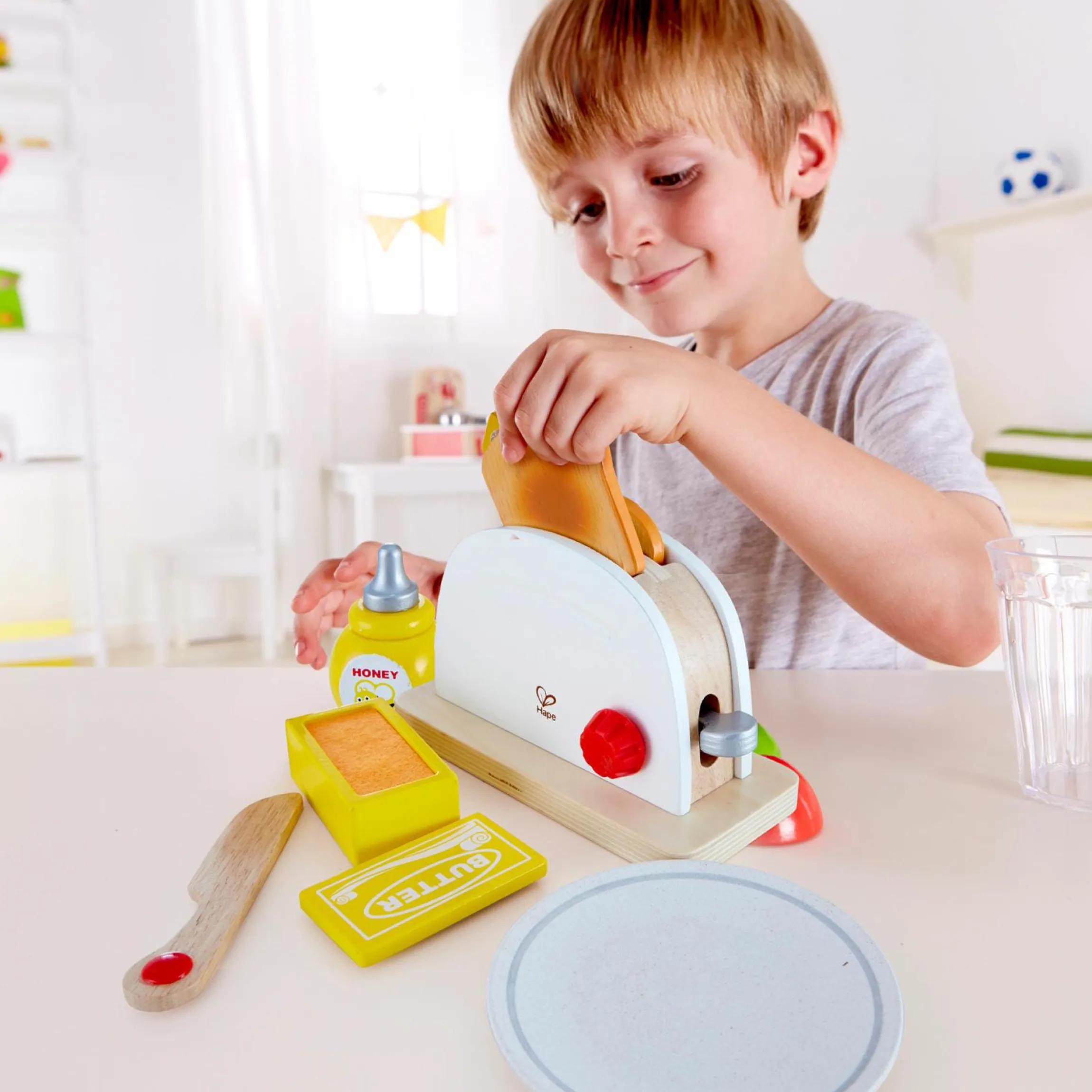 Spielküchengerät Pop- up -Toaster-Set