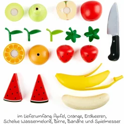Spiellebensmittel Obst-Set
