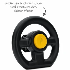 Spiel-Lenkrad für Kinderwagen und Buggys - Schwarz - Kollektion 2025