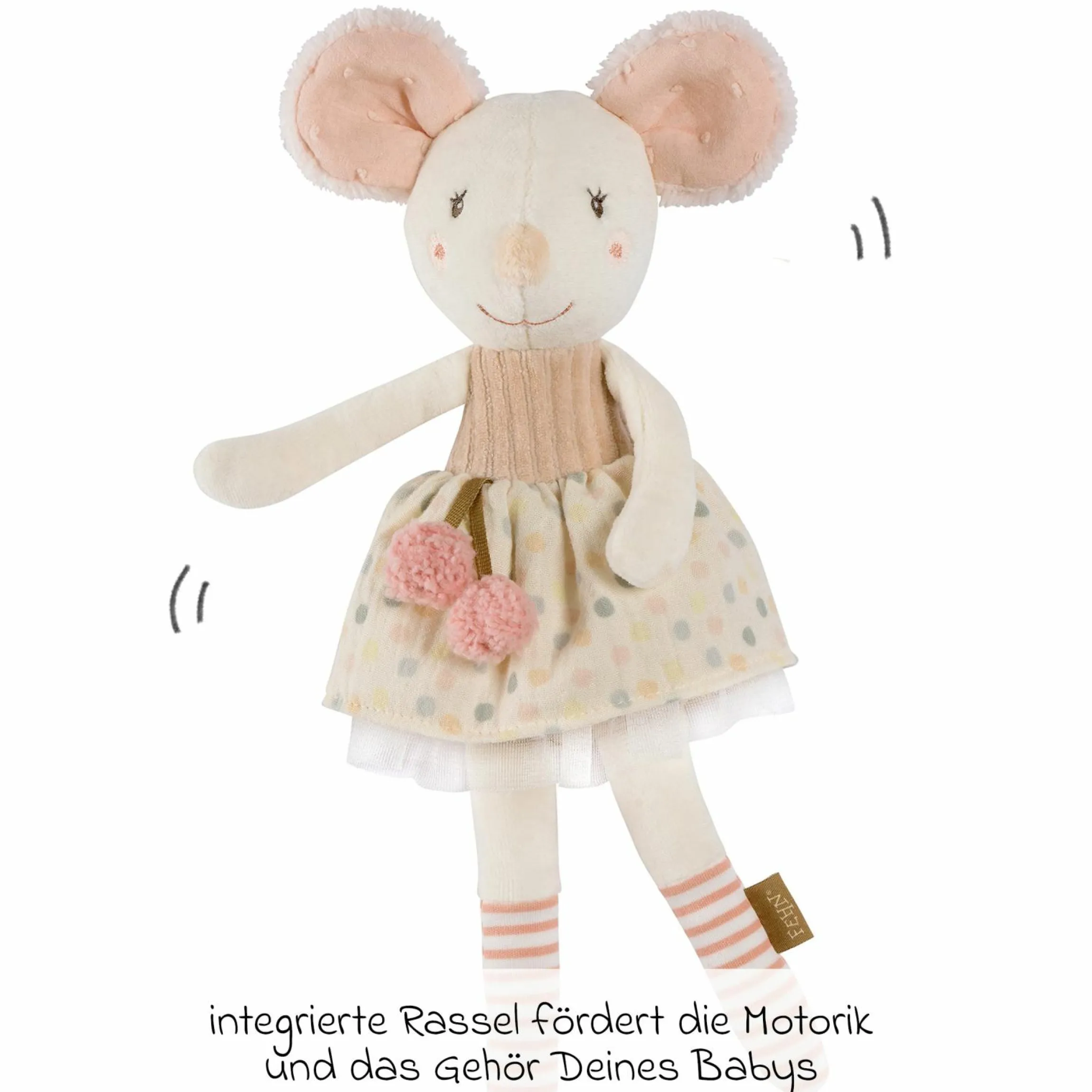 Spieltier Bean Bag Maus 30 cm - feehnland