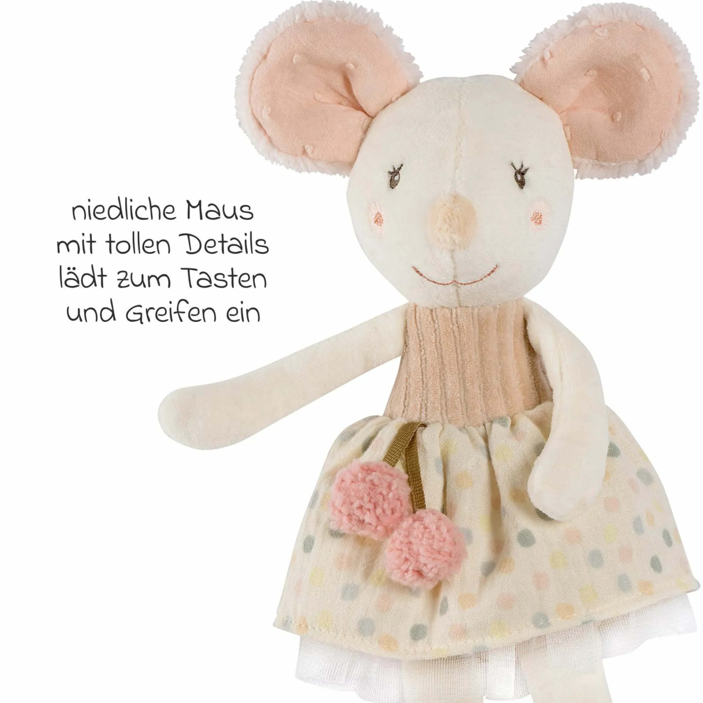 Spieltier Bean Bag Maus 30 cm - feehnland