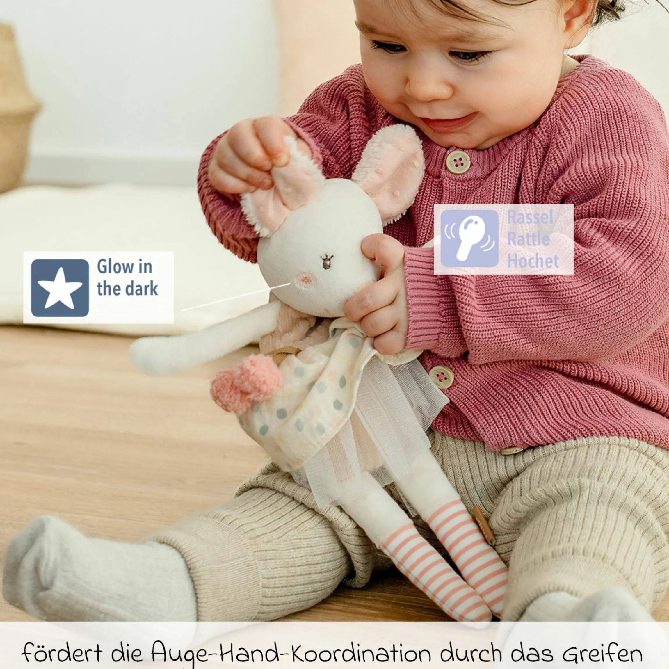Spieltier Bean Bag Maus 30 cm - feehnland