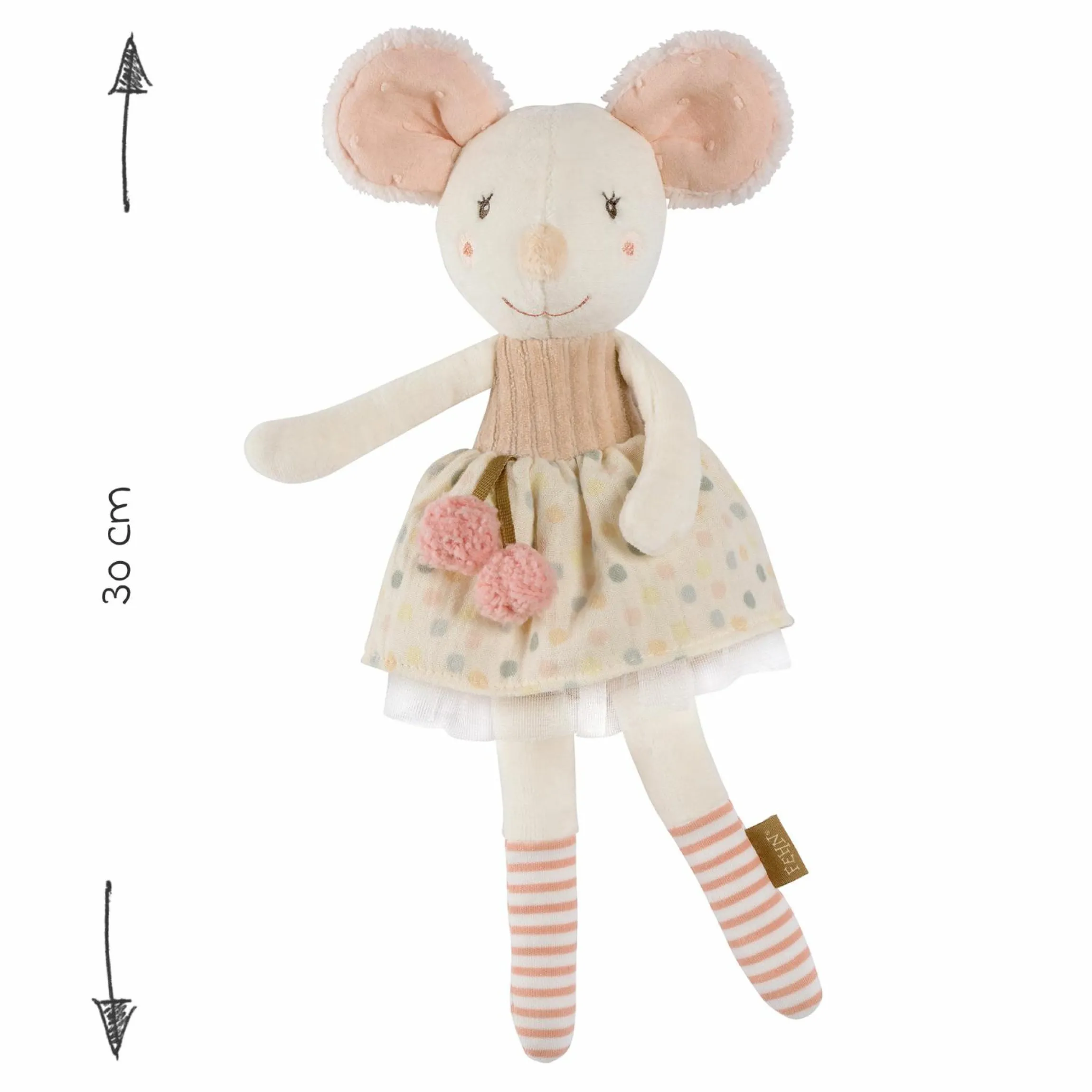 Spieltier Bean Bag Maus 30 cm - feehnland
