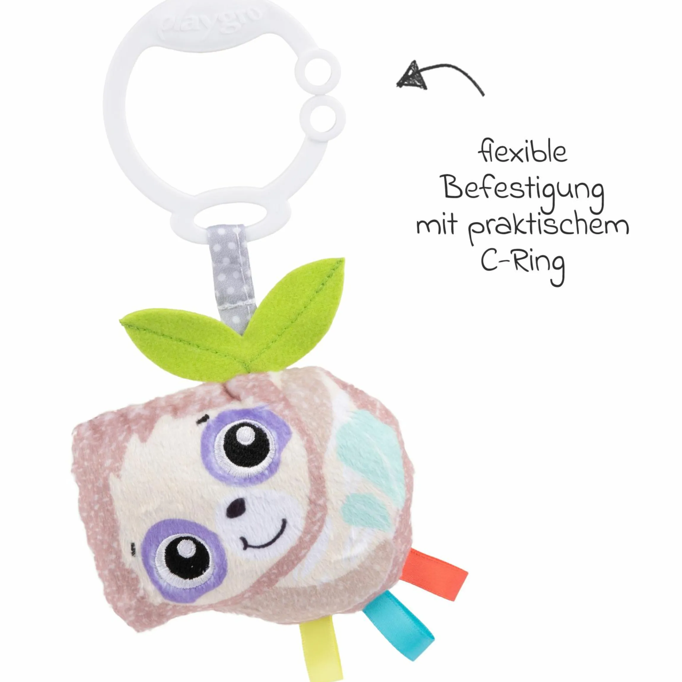 Spieltier zum Aufhängen / Kinderwagenhänger Explore Together - Faultier