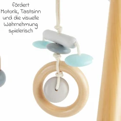 Spiel-Trapez Baby-Gym aus Holz höhenverstellbar - Elefant