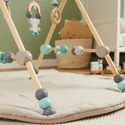 Spiel-Trapez Baby-Gym aus Holz höhenverstellbar - Elefant
