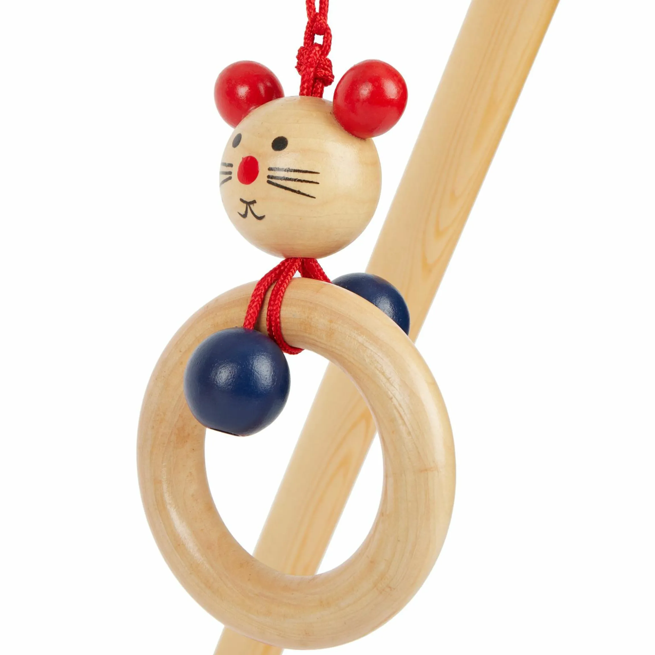 Spiel-Trapez Baby-Gym aus Holz höhenverstellbar