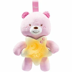 Spieluhr mit Nachtlicht Gute Nacht Bärchen - Rosa