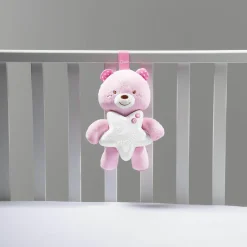 Spieluhr mit Nachtlicht Gute Nacht Bärchen - Rosa