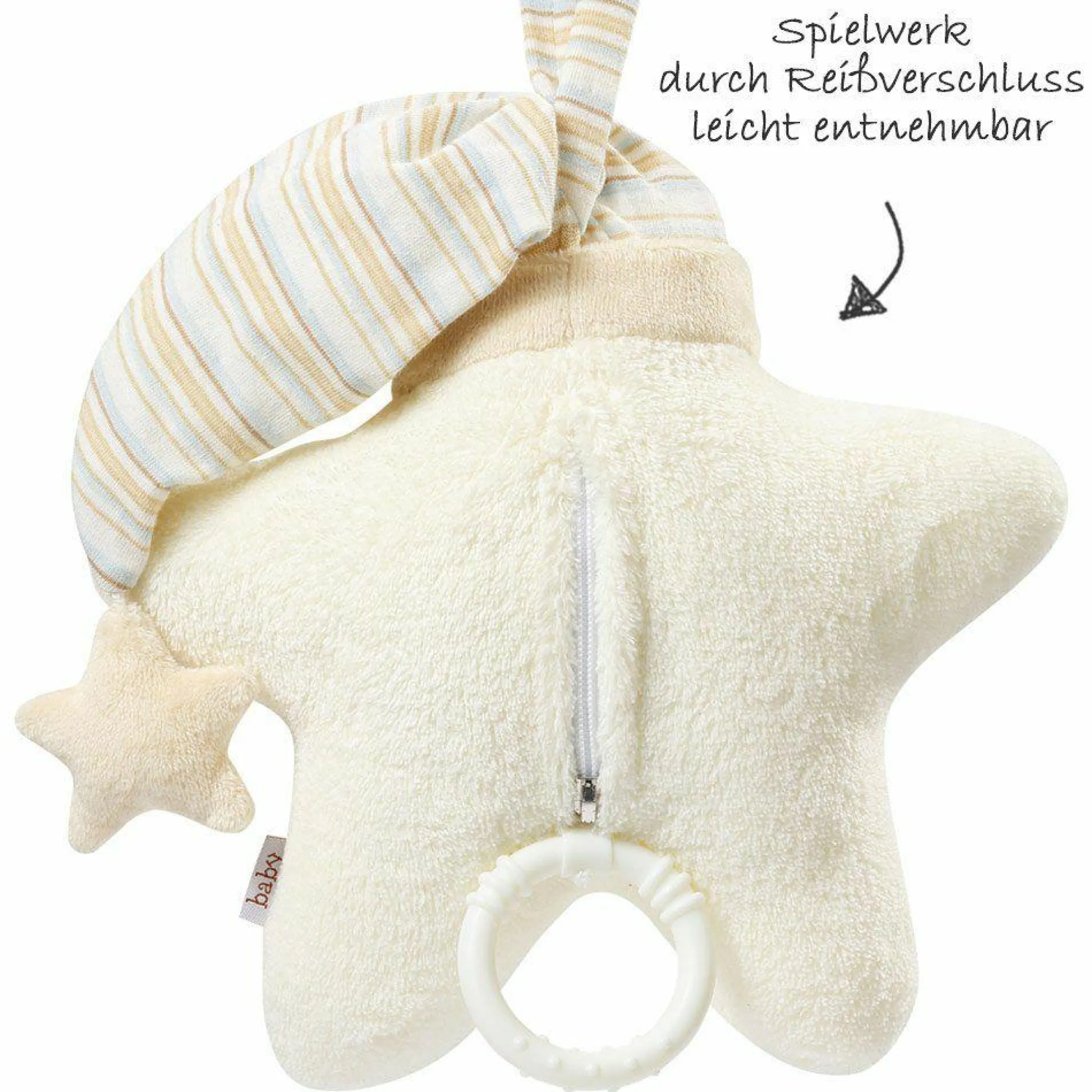 Spieluhr Stern mit Mütze - Baby Love