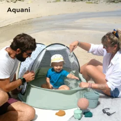 Spielzelt & Reisebett & Planschbecken 3in1 Aquani - Provence