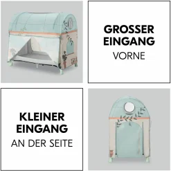 Spielzelt für Reisebett Travel Bed Cover - Plants