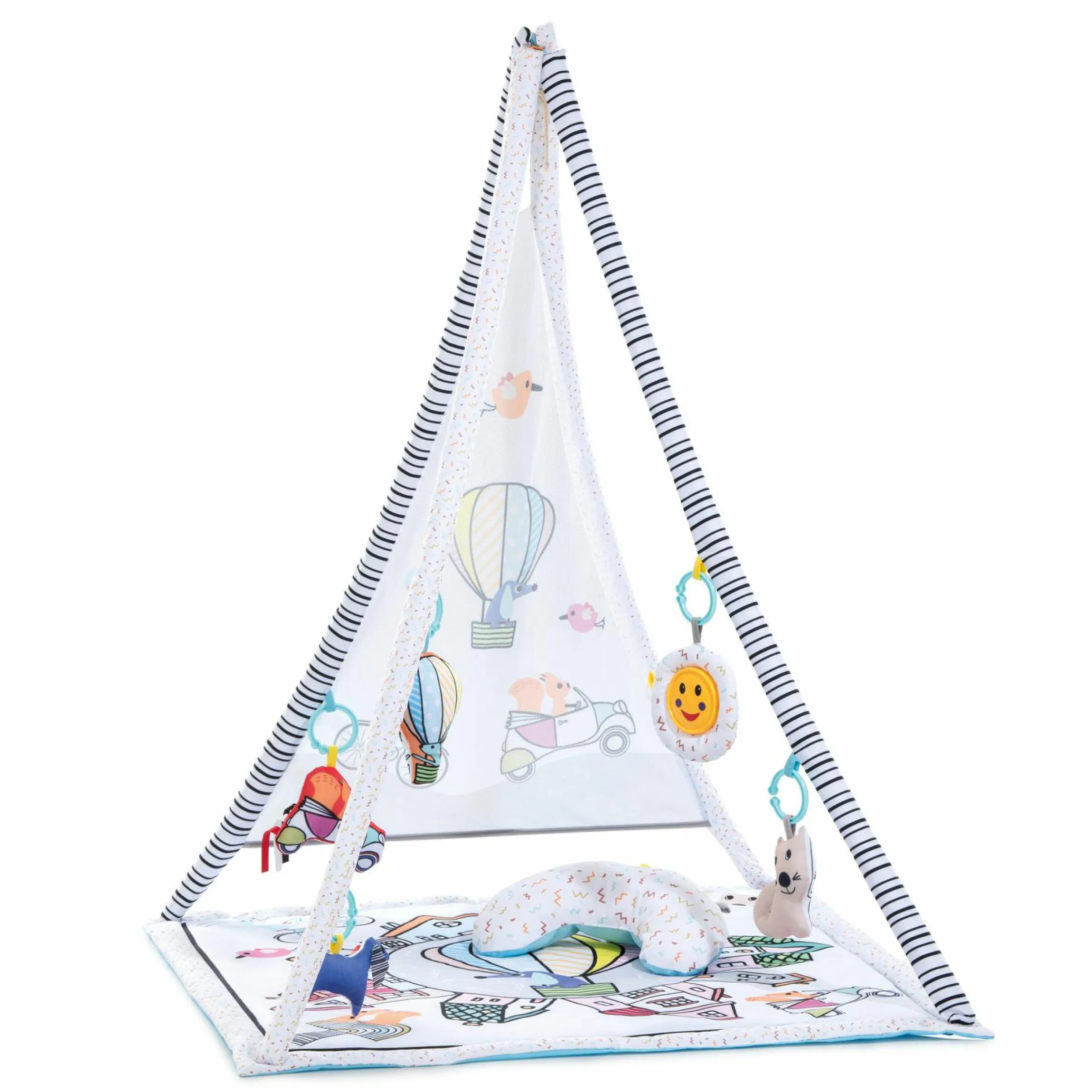 Spielzelt mit Spielbogen 1st Tent - Balloon Ride White