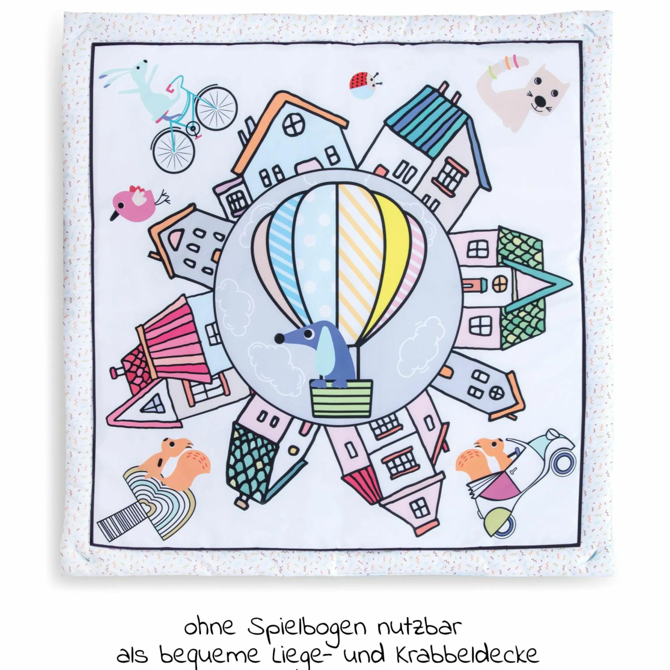 Spielzelt mit Spielbogen 1st Tent - Balloon Ride White