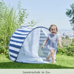 Spielzelt Strandmuschel mit UV-Schutz 50+ - Marinière