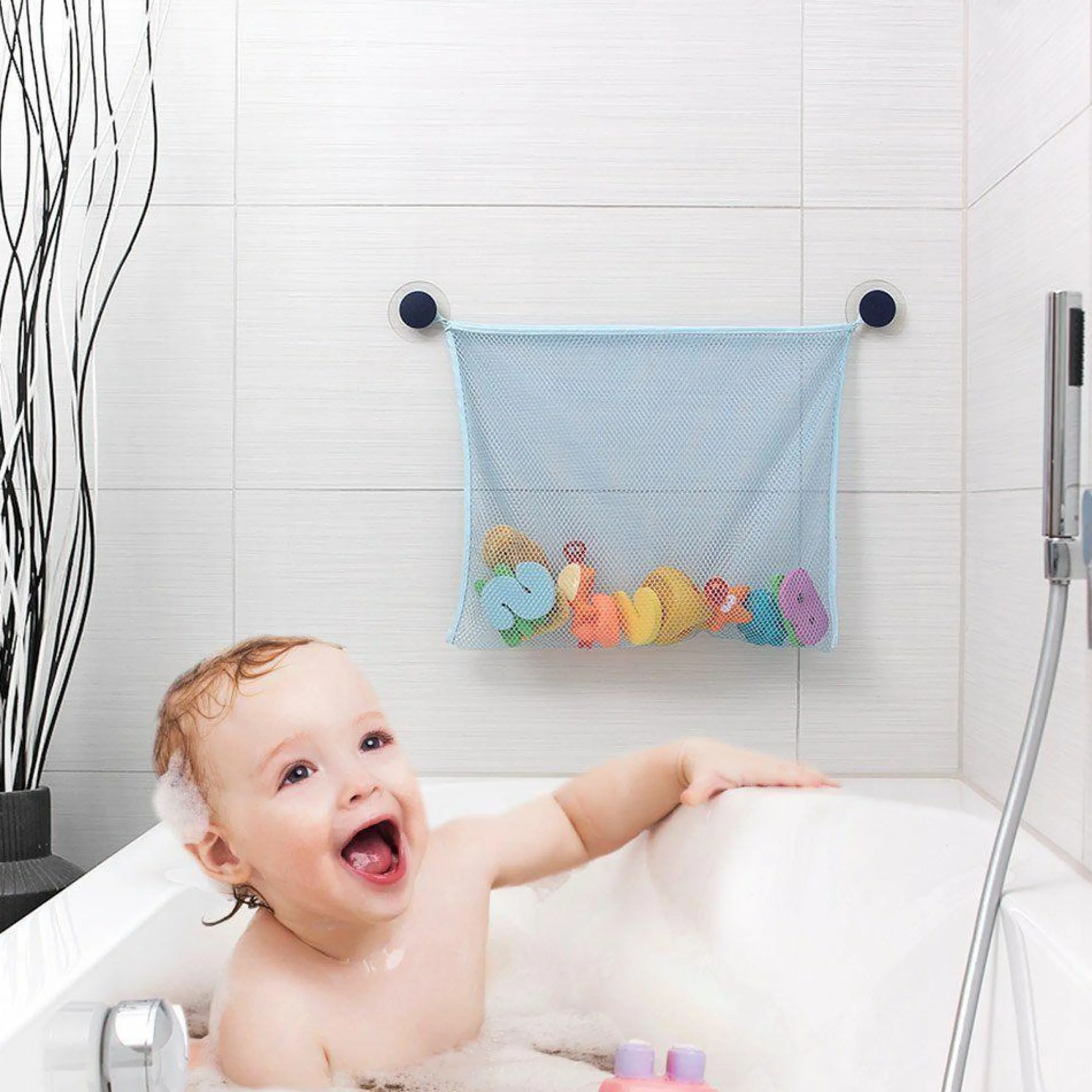 Spielzeugnetz für Badewanne