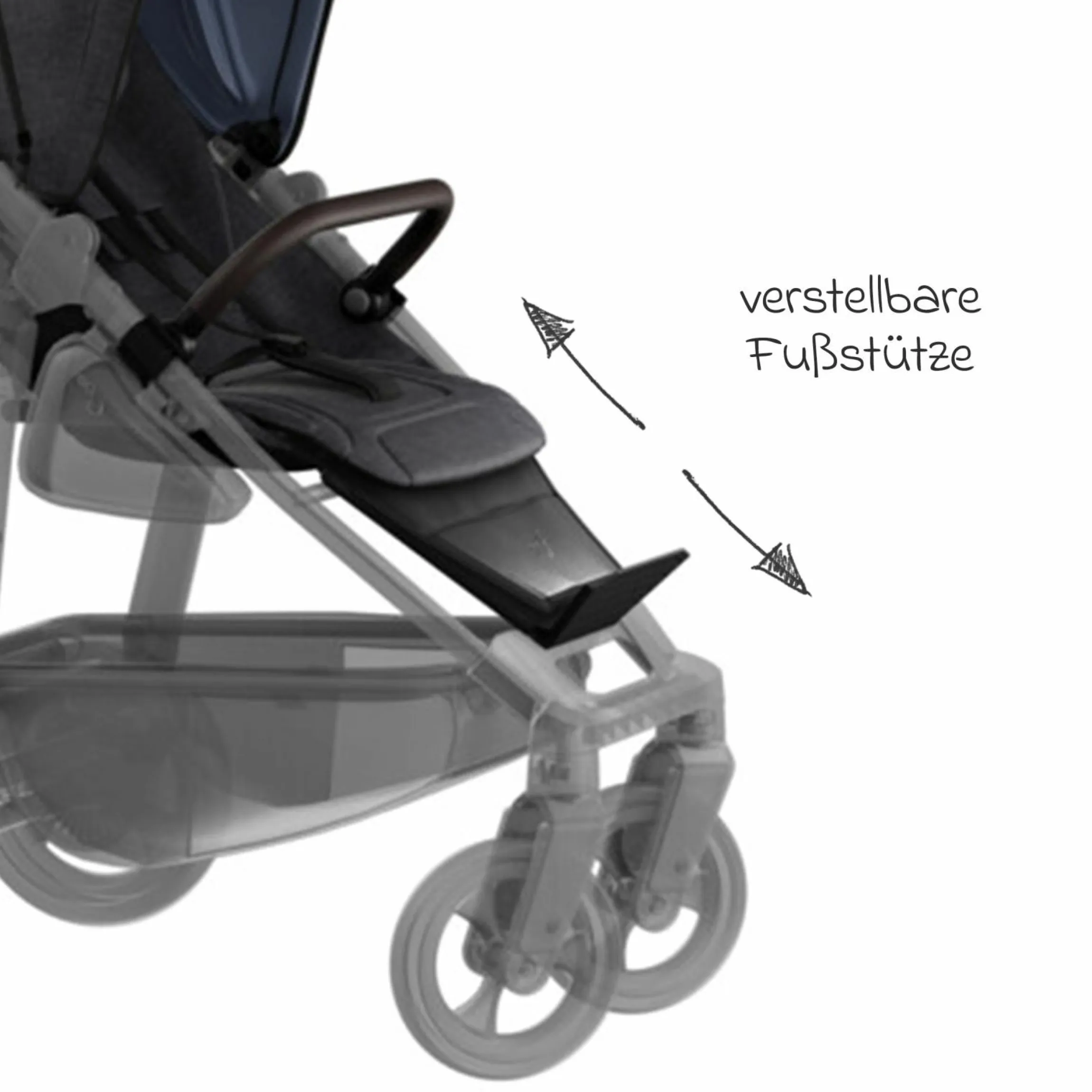 Sport-Einheit XXL Sportsitz für Mono 3/4 & Pro - Premium Schwarz - Kollektion 2025