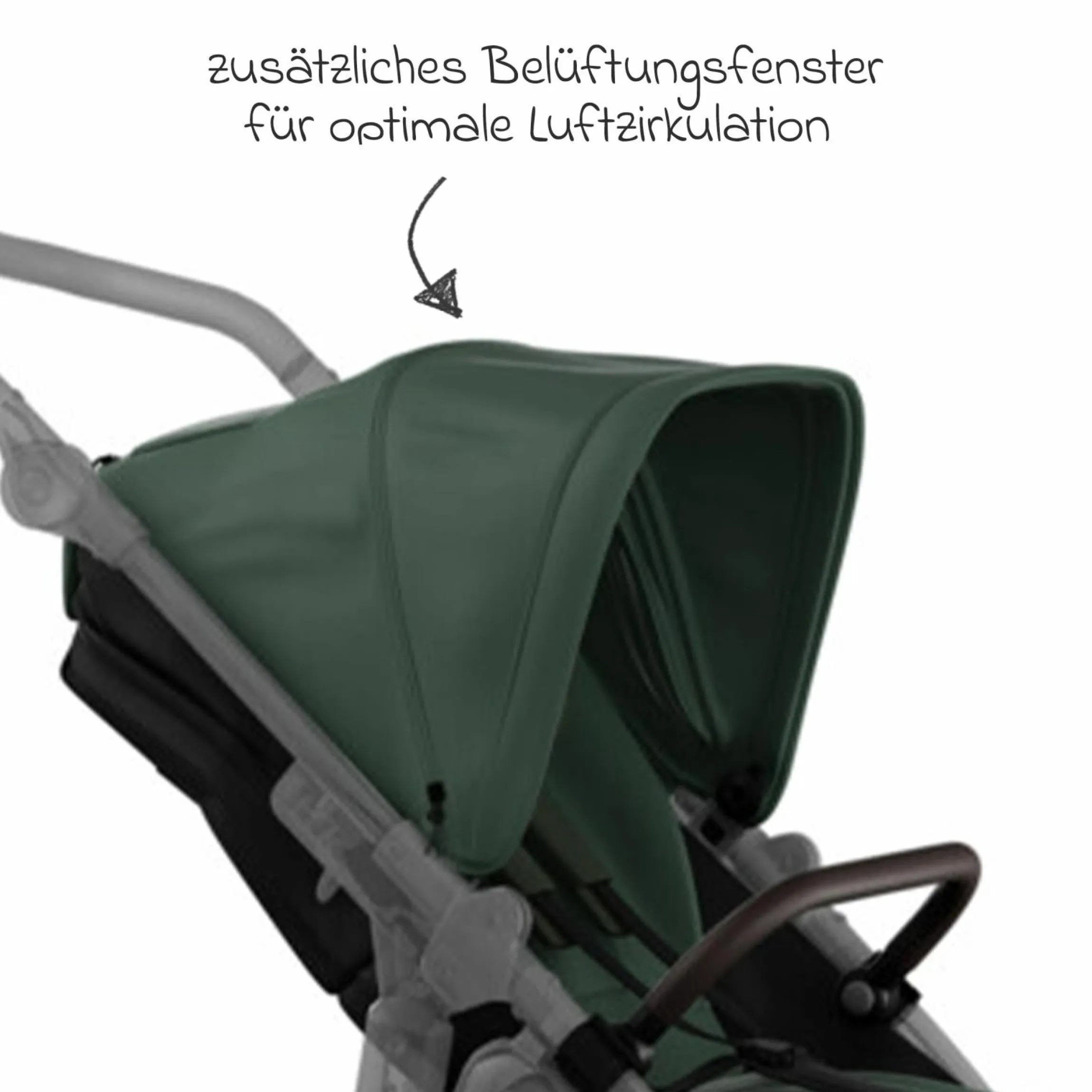 Sport-Einheit XXL Sportsitz für Mono 3/4 & Pro - Olive - Kollektion 2025