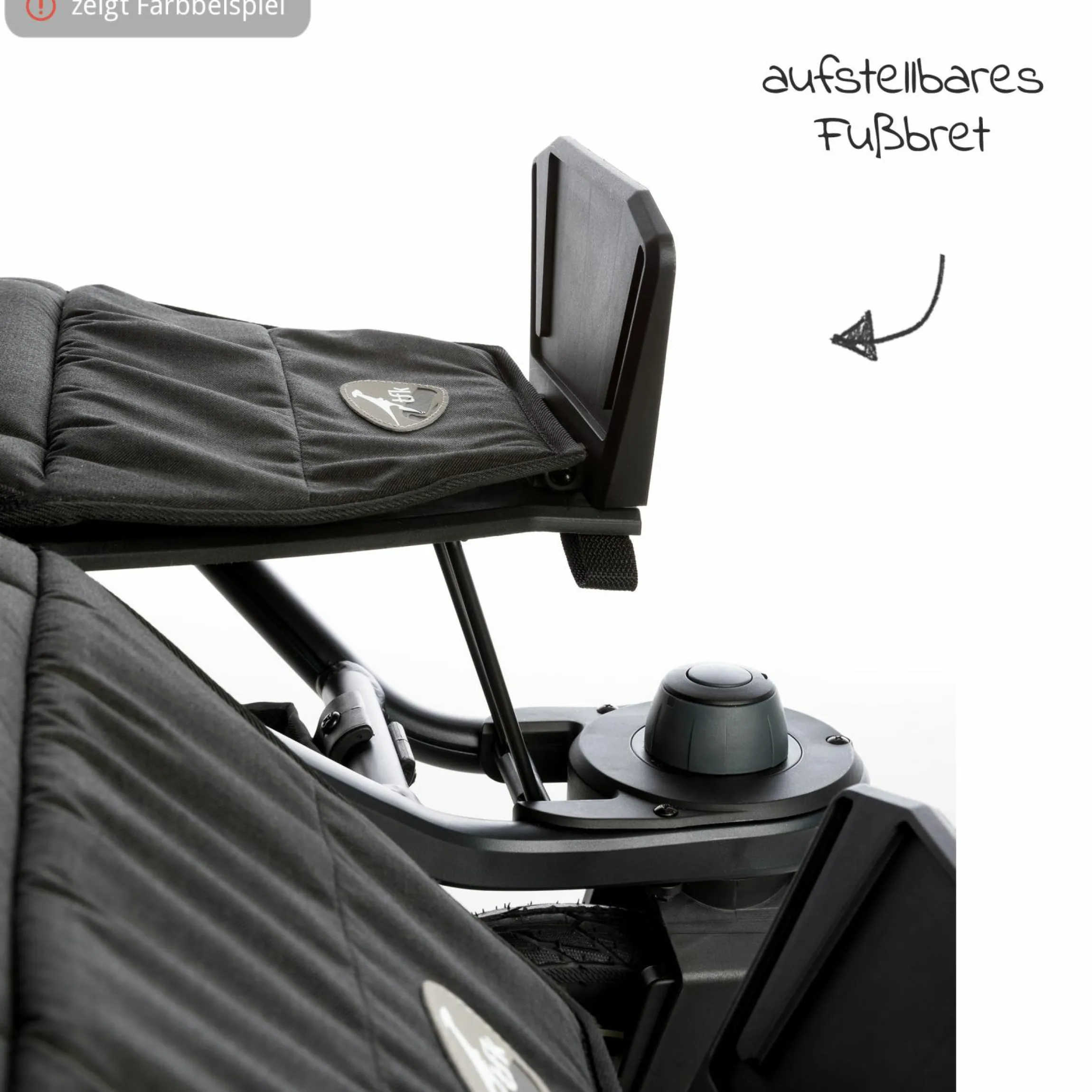 Sportsitz (1 x XXL-Komfort-Sitz) für Duo 2 für Kinder bis 45 kg - Olive - Kollektion 2025