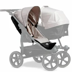 Sportsitz (1 x XXL-Komfort-Sitz) für Duo 2 für Kinder bis 45 kg - Sand - Kollektion 2025