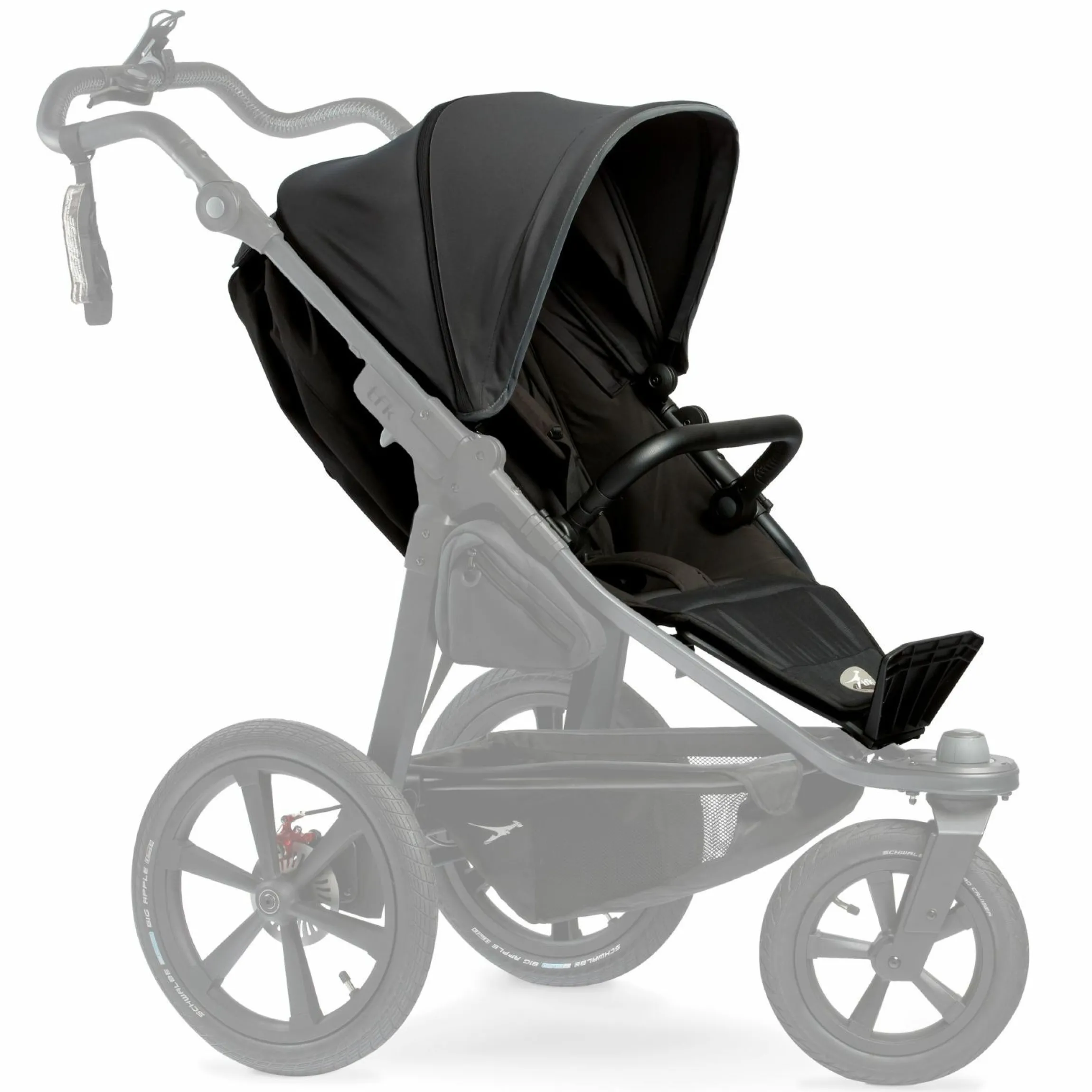 Sportsitz für Pro XXL-Komfort-Sitz für Kinder bis 34 kg - Anthrazit