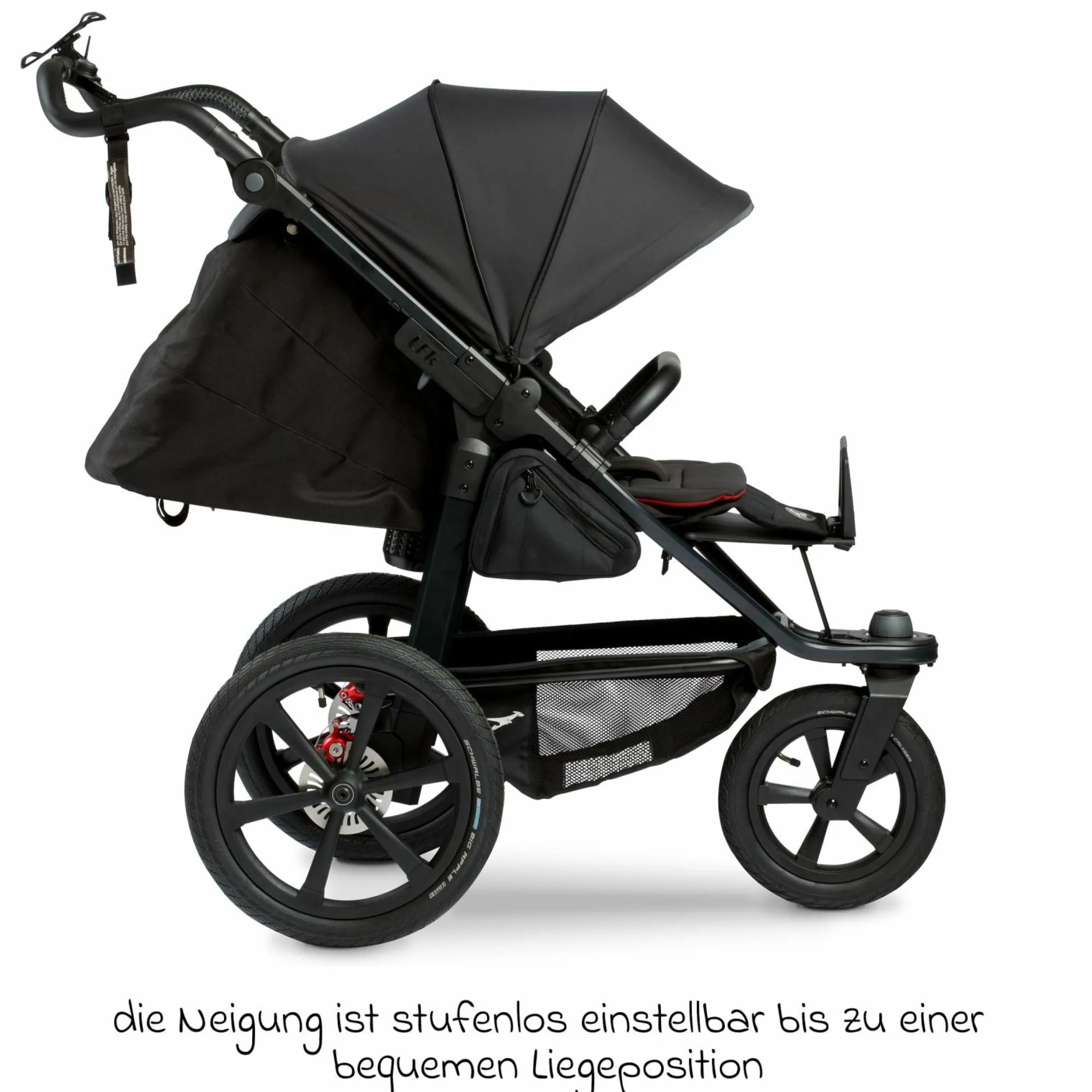 Sportsitz für Pro XXL-Komfort-Sitz für Kinder bis 34 kg - Anthrazit